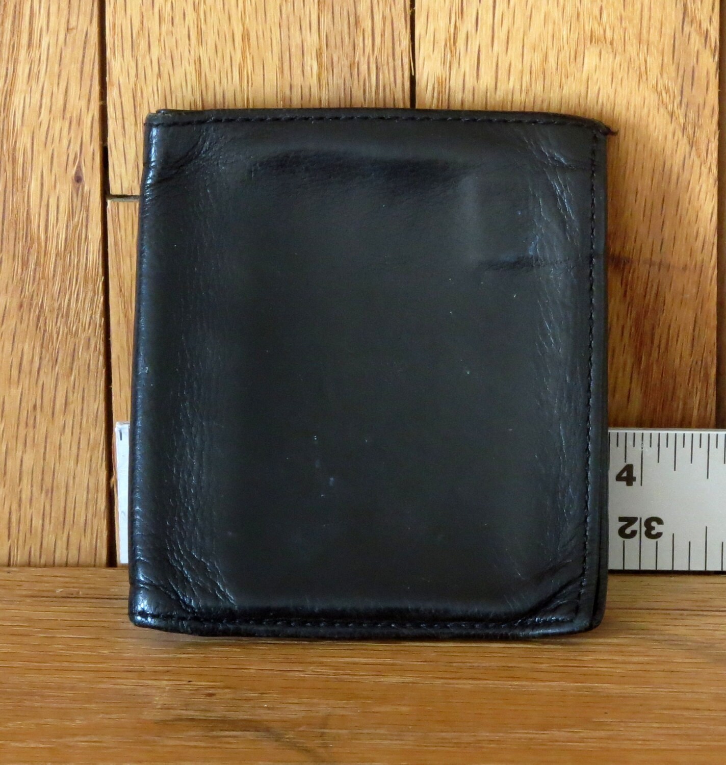 Coach Tumbled Black Cafskin Compact Coin Wallet in Black - Etsy