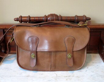 Etsy BDay Sale Coach Musette Putty (Tabac) Leather Bag Made In New York City At The Factory - Fancied By Models, Dancers- VGC