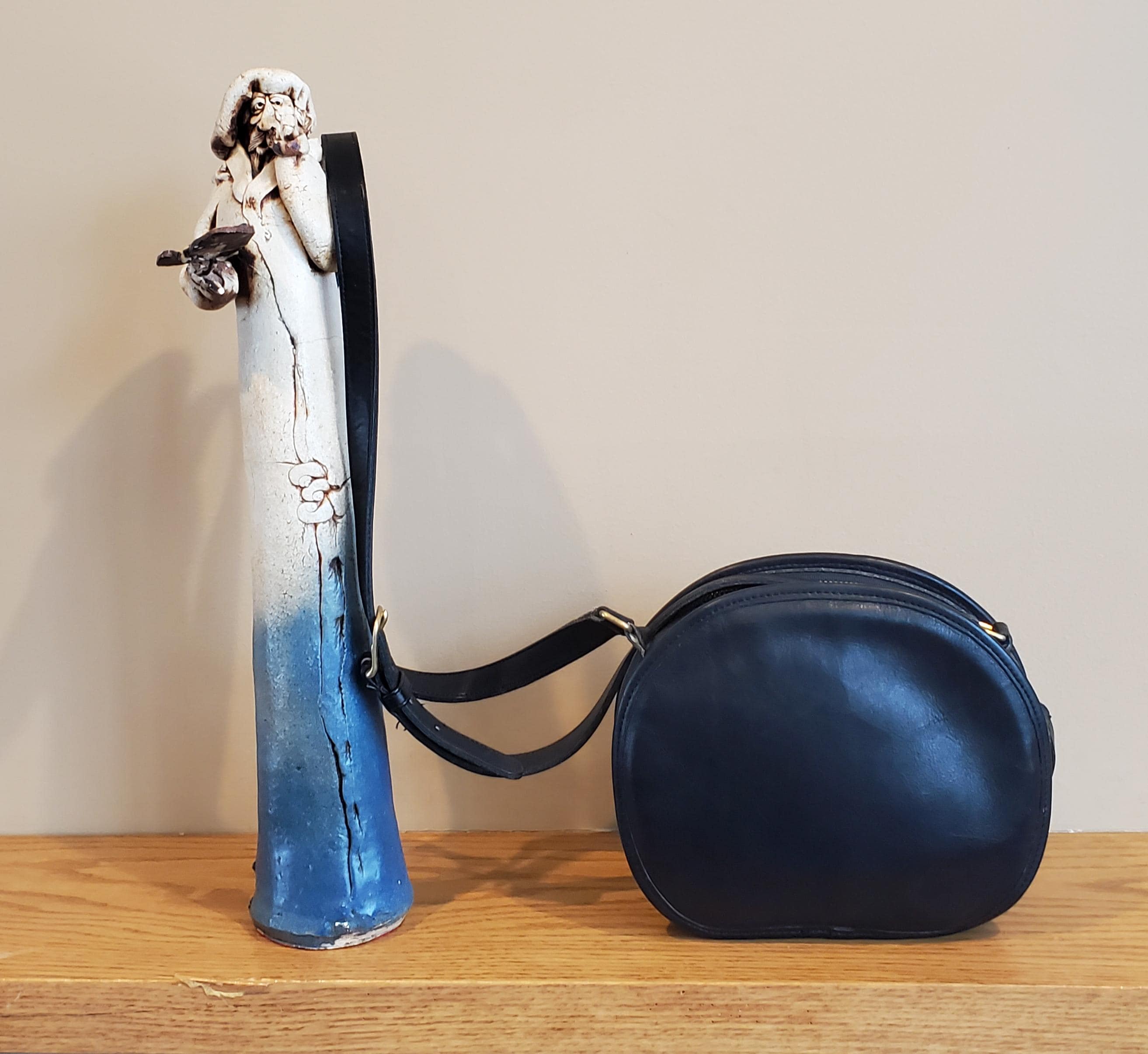 Vintage Coach 9901 ショルダーバッグ ネイビー USA製 Coach 9901 - Etsy