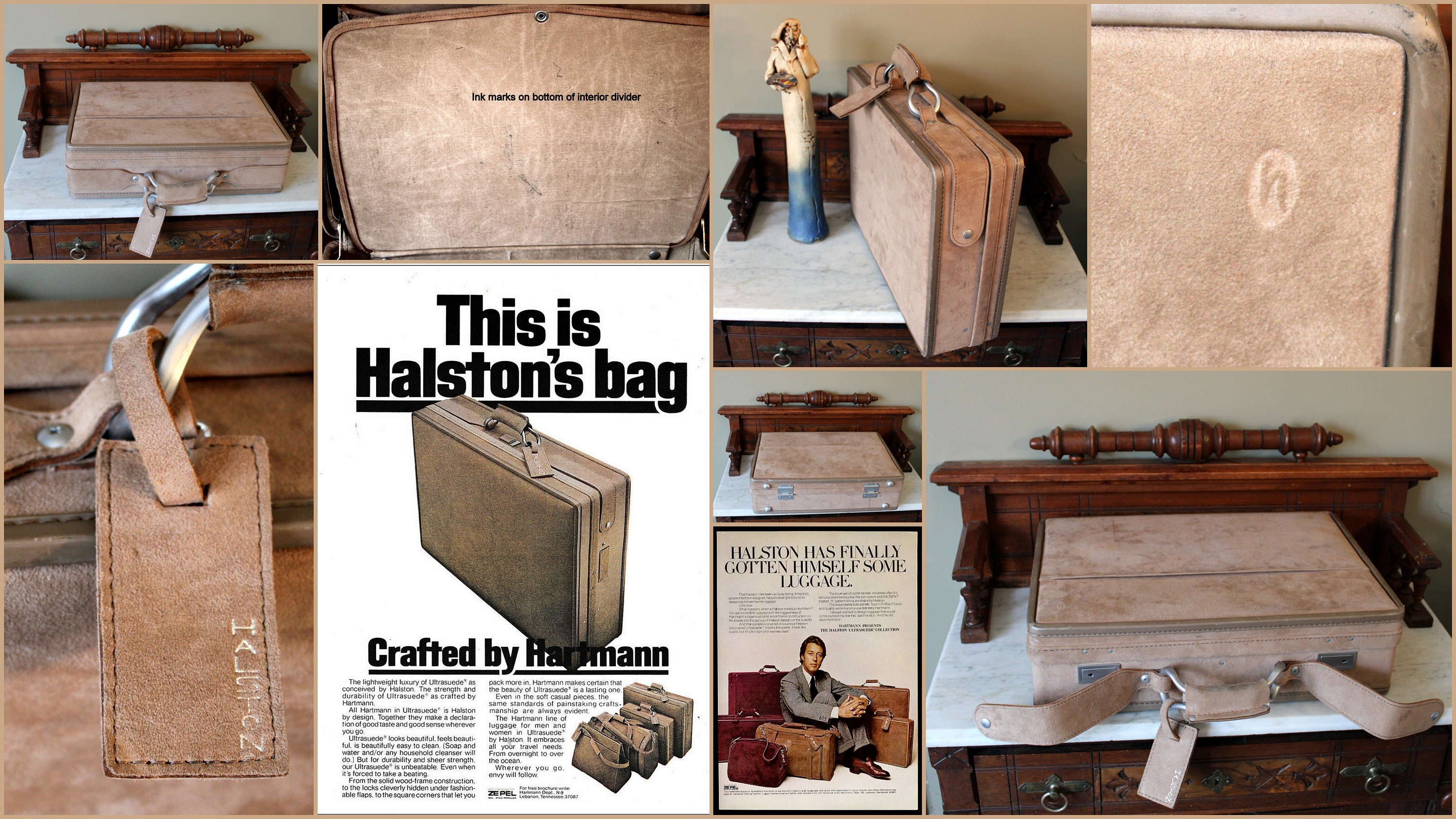 Hartmann Halston Ultrasuede Collection 
