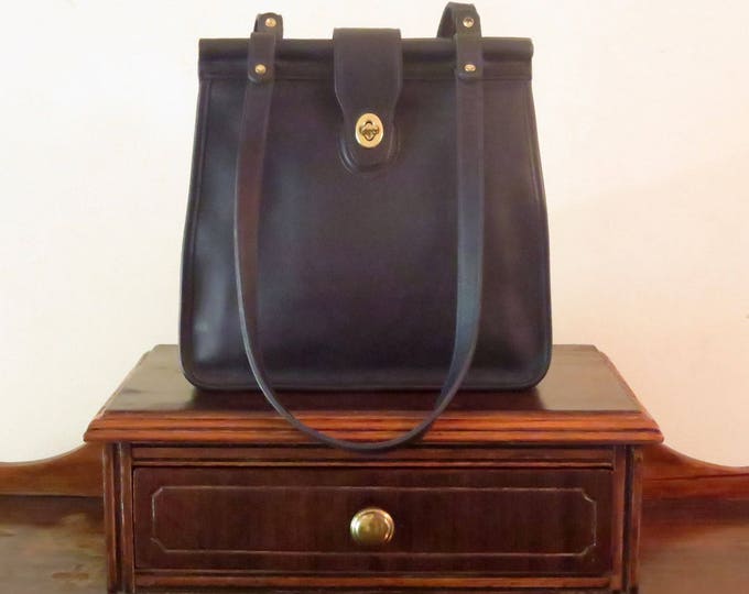 Coach Weston Shopper in Black Leather Style No 9021made in Etsy
