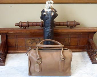 Dads Grads Sale Coach Madison Satchel In Tabac Leather Style No. 9725- Made In The Factory In NYC- VGC