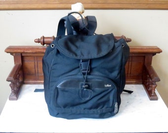 SALE Hartmann Backpack in Black Canvas With Black Leather  display picture 2