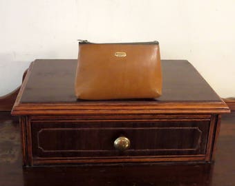 Dads Grads Sale Bonnie Cashin For Meyers Coin Purse In Brown Leather With Brass Zipper Closure - VGC