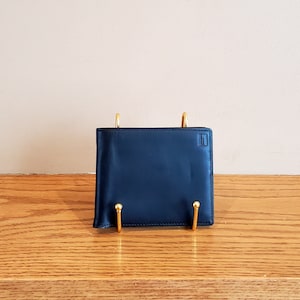 Cartera vintage Hartmann International con monedero, de cuero negro, accesorio de negocios, colección Capitol, estilo n.° 405 - NWOT
