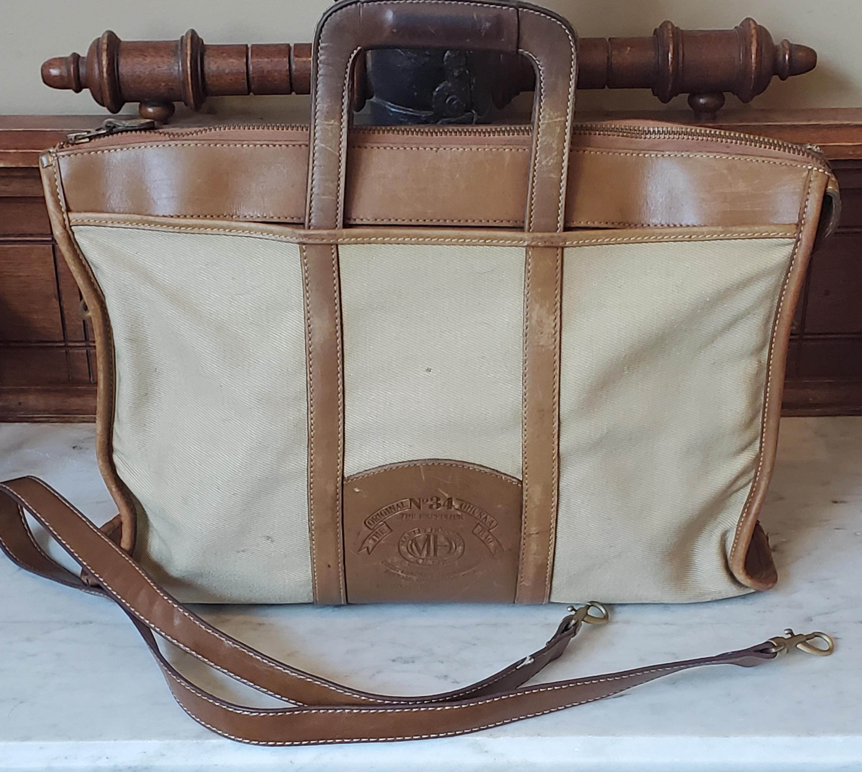 Vintage Ghurka Marley Hodgson Expediter Bag, Chestnut Leather