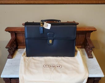 Vintage Coach Metropolitan Briefcase Black 1990s - Etsy