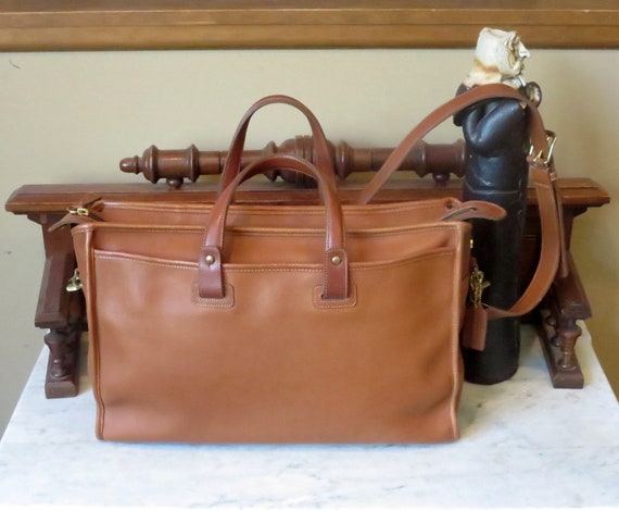 coach beekman briefcase british tan