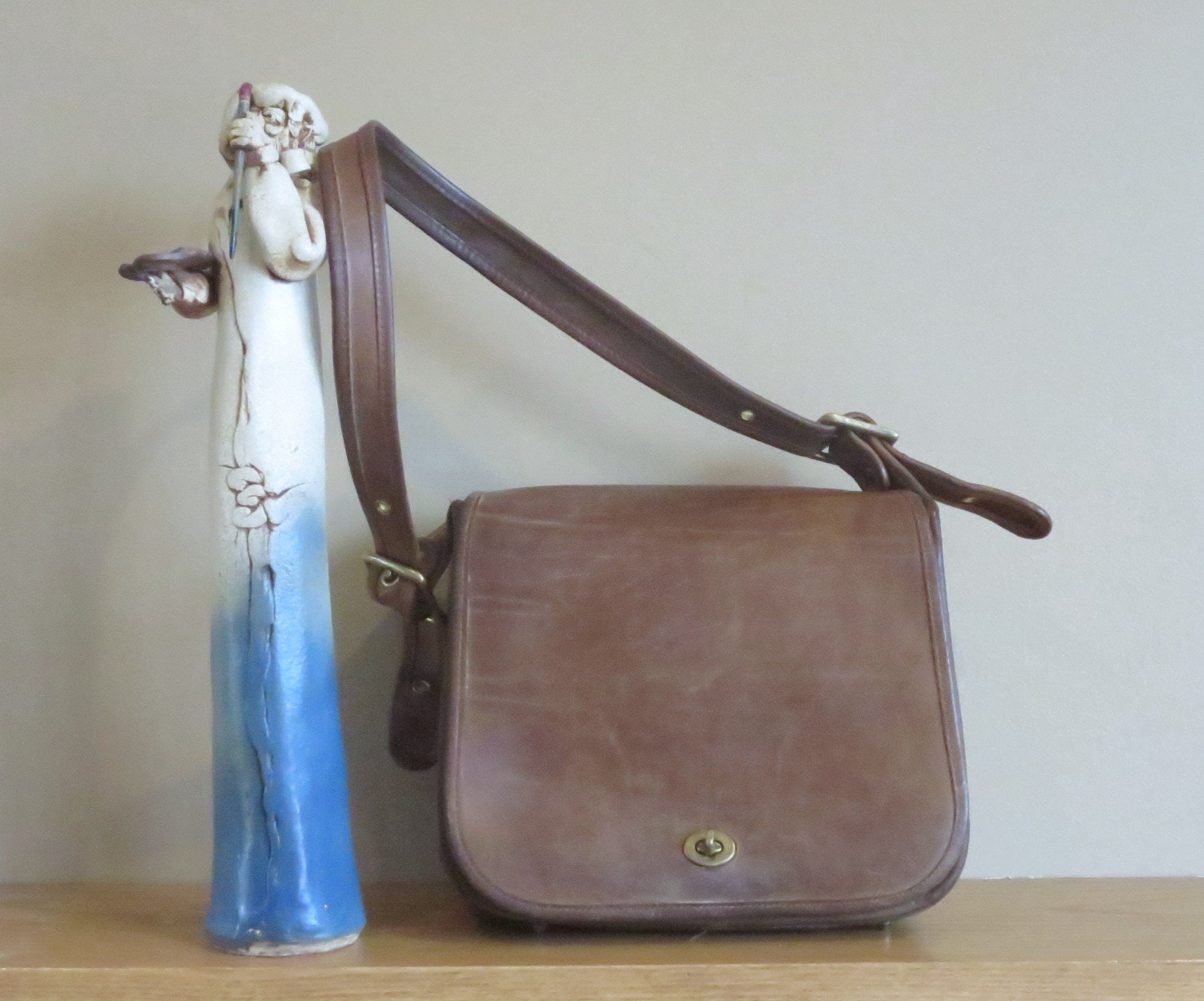 vintage coach stewardess bag