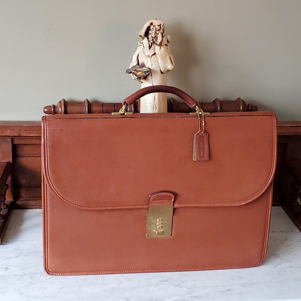Coach Briefcase Etsy