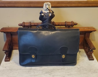 Vintage Coach Beekman 5266 Briefcase Men Black Career Suitcase !no