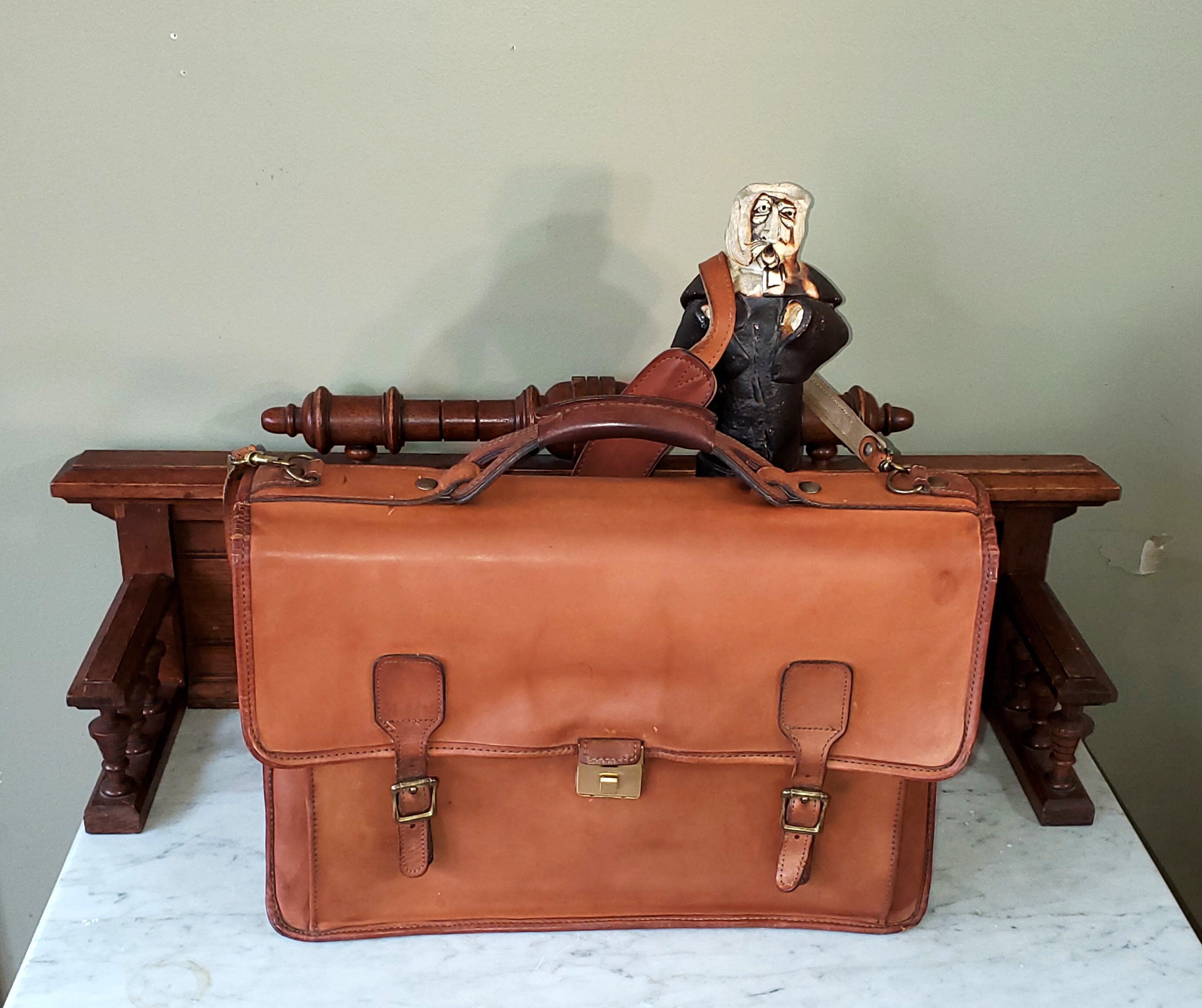 Vintage~HARTMANN~Belting Leather Lawyers Attache Briefcase luggage