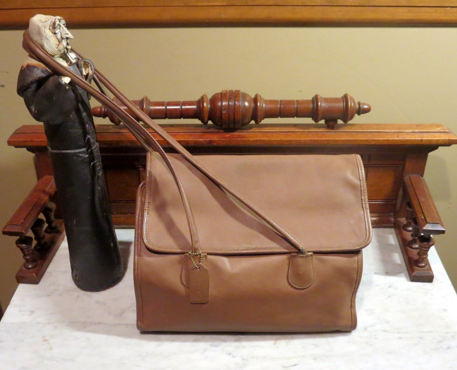 Coach Tote in Brown Leather Style No 4170- VGC - Etsy
