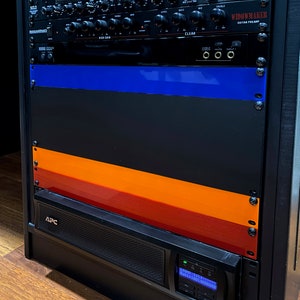 Acrylic Rackmount Panels - Black, Clear, Color