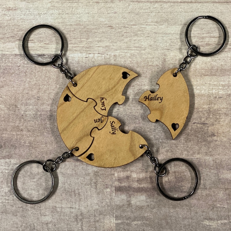 Best Friend Keychain - Etsy