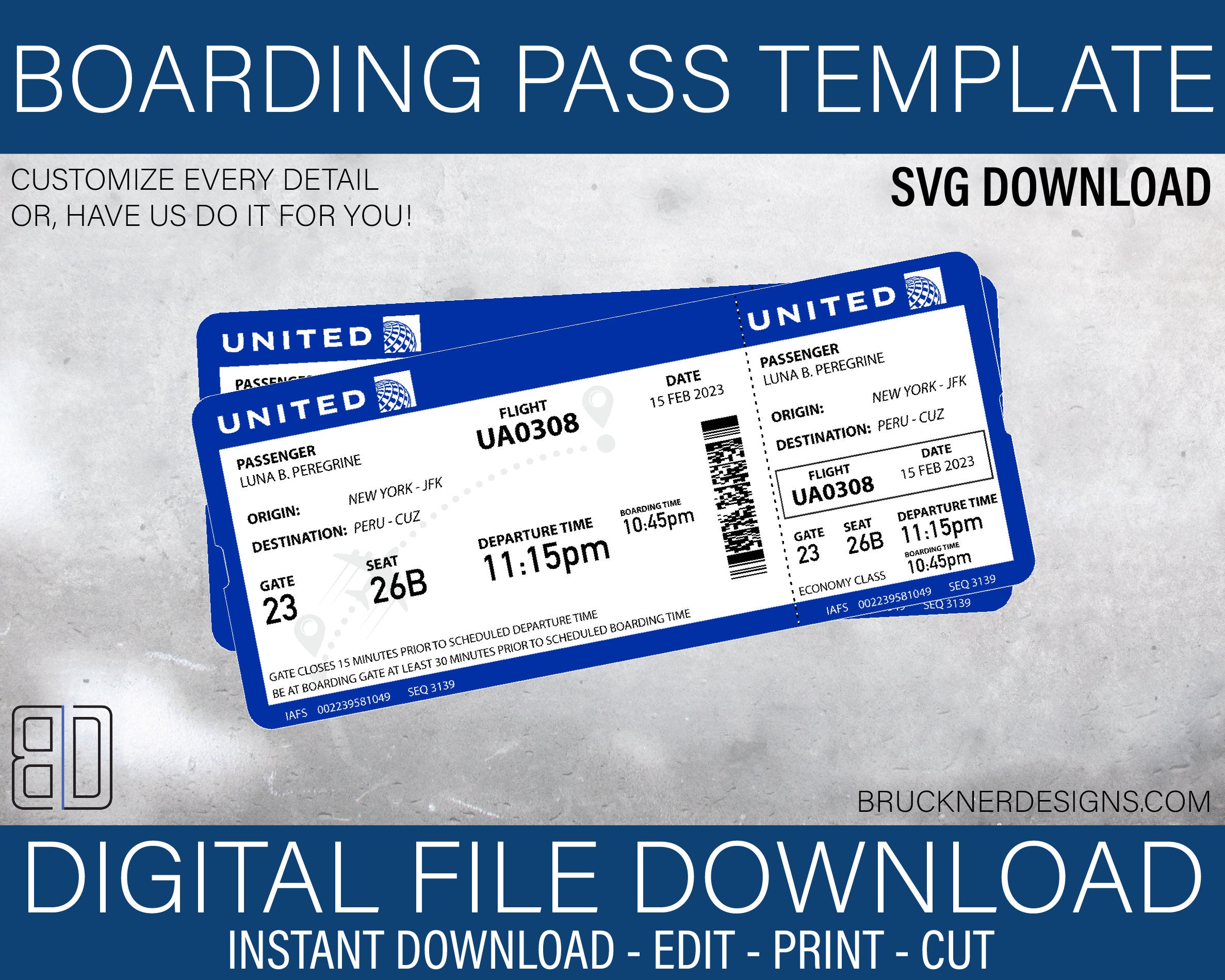 Boarding Pass Template 8 SVG File Digital Download Etsy Hong Kong what-ssss-on-your-boarding-pass-means-and-potential-fixes