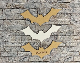 Fledermaus - MDF Holz Cutout Blank - Geschliffen & bemalbar