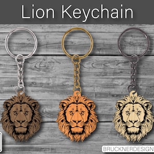 Lion Keychain
