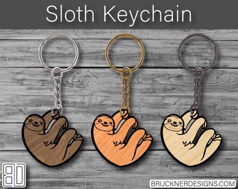 Sloth Keychain
