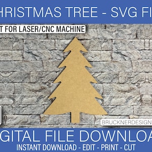 Christmas Tree - Digital CNC/Laser SVG File
