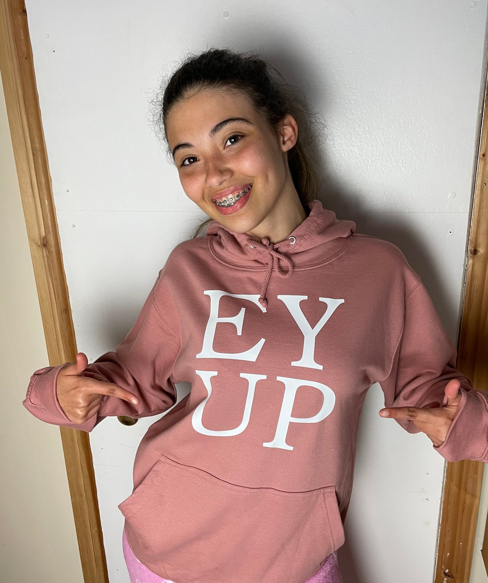 Northern Girl Slang EY UP Hoodie Yorkshire Lass Slogan Etsy