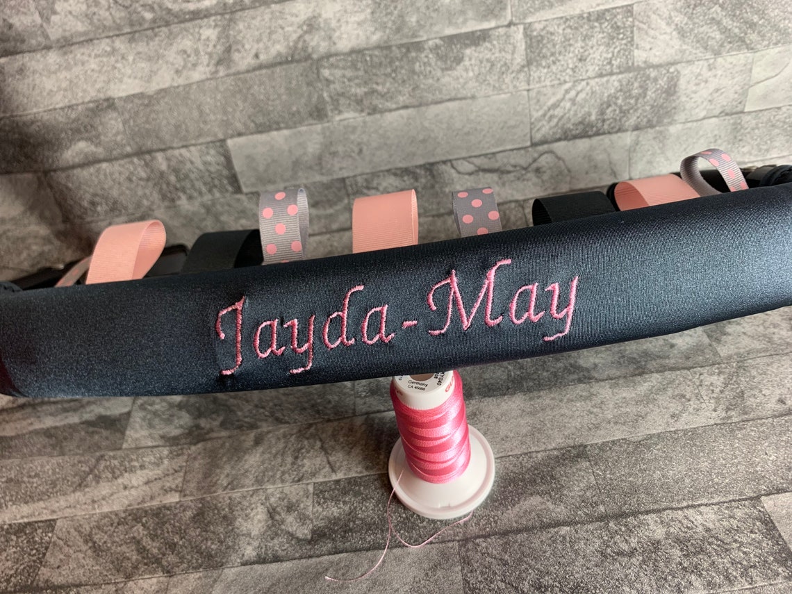 Personalised Bumper bar cover with taggies Pram/Stroller Etsy