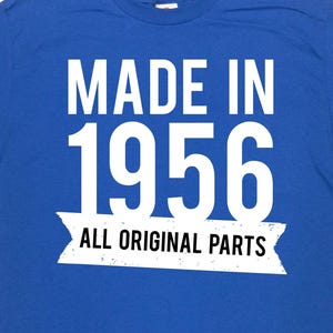 面白い誕生日シャツ 70歳の誕生日プレゼントのアイデア 70歳のカスタムTシャツ 70歳の誕生日Tシャツ Bデー 1956年製（どの年でも） メンズ レディース Tシャツ