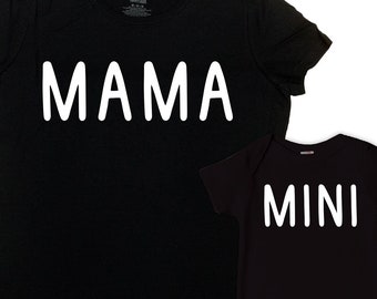 ママとミニシャツ ママと私 Tシャツ 母娘への初めての贈り物 ママと私 Tシャツ 母の日のプレゼント - SA1511-12