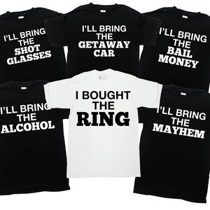 Bachelor Party Gifts For Bachelor Shirts For Groom and Groomsmen T Shirts Funny Drinking Wedding Party TShirts Stag Party - SA1403-04-08