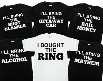 Bachelor Party Gifts For Bachelor Shirts For Groom and Groomsmen T Shirts Funny Drinking Wedding Party TShirts Stag Party - SA1403-04-08