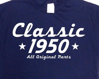 75th Birthday Gift Shirt For Men - 'Gettin' Old Pissy And Cranky' Custom Year, JD Bday-002