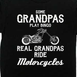 Herren Big und Tall Shirt Biker Opa T-Shirt Große Person Geschenk für den Vatertag Geschenk für ihn King-Size-T-Shirt Plus Size Herren T-Shirt - SA528