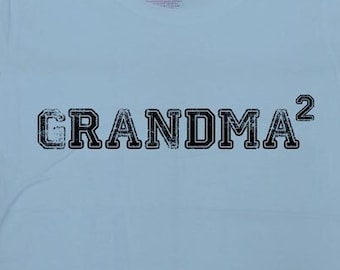 Grandma T Shirt Custom TShirt Gifts For Grandparents Grandma Present For Grandmother Grandma 2 Kids (Any Number) Ladies Tee - SA509