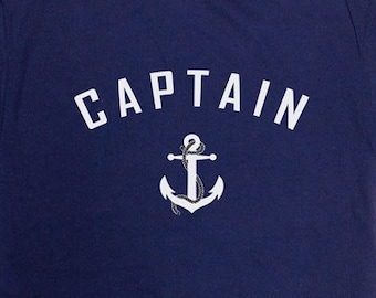 Captain Shirt Sailing T Shirt Nautical Anchor Shirt Boating Shirt First Mate Nautical Gifts Sailing Gifts For Him Mens Ladies Tee - SA227
