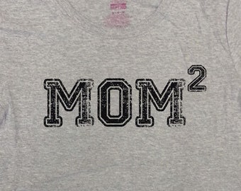 Mom Of 2 Shirt Mother Of Two Mothers Day Gift Mom Of Twins Mom Of 2 Children Mommy Present Mom Of 2 Daughters Mom Of Two Kids - SA142