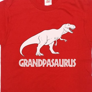 Funny Grandpa Shirt Grandpasaurus T Shirt Fathers Day Gifts For New Grandpa Present Papa Gift Grandfather TShirt Humor Cool Mens Tee - SA284