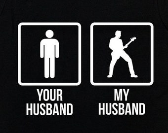 Funny Wife Shirt Guitarist Shirt Wife Gift Musician Gift For Wife T Shirt Band Shirt Rock Band Shirt Womens Guitar Shirt Ladies Tee - SA1124