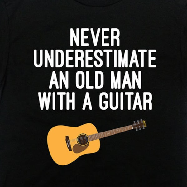 Guitar Shirt Guitarist Gift For Grandpa T Shirt Guitar T Shirt Grandfather Gifts For Guitar Player Musician Shirt Grandpa Tee - SA1127