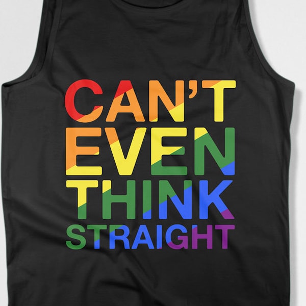 Gay Tank Gay Pride Tank Top Lesbian Tank LGBT Tank Top Equality Gifts Gay Pride Month Lesbian Clothing Pride Gay Tank Rainbow - SA1114