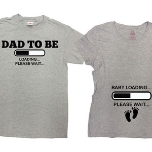 Matching Shirts Pregnancy Couple T Shirts Baby Announcement Expecting Parents New Baby Gifts Dad To Be Mom To Be Couple Tees SA171-172