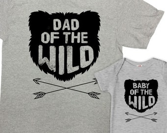 Vater-Sohn-Hemden, Papa-Tochter-Geschenke, Papa und ich-Hemden, passendes Familienoutfit, Vatertags-T-Shirt, neue Babygeschenke für Papa – SA1091-1092