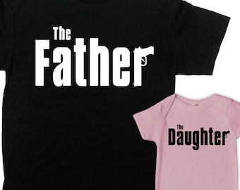 Father Daughter Shirts Daddy Daughter Shirt Dad Daughter Outfit Father Daughter Gift Dad And Baby Matching Shirts New Dad Gift - SA1264-66