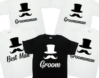 Bachelor Party Gifts Bachelor Party Shirts Groom And Groomsmen Stag Party Shirts Wedding Party T Shirts Matching Groomsmen - SA1232-33-34