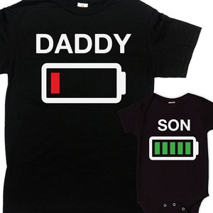 Father Son Matching Shirts Daddy And Me Clothing Dad And Baby Gifts For New Dad Family Outfits Daddy And Son T Shirts - SA647-649