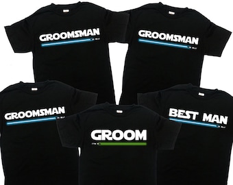 Bachelor Party Shirt - "Best Time To Say Goodbye" Funny Groomsmen Tee (Black) - View #5