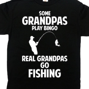 Fishing Grandpa Shirt Fisherman T Shirt Grandfather Gift For Fathers Day TShirt Grandpa Birthday Gift Papa Grandpa Fishing Tee - SA1498