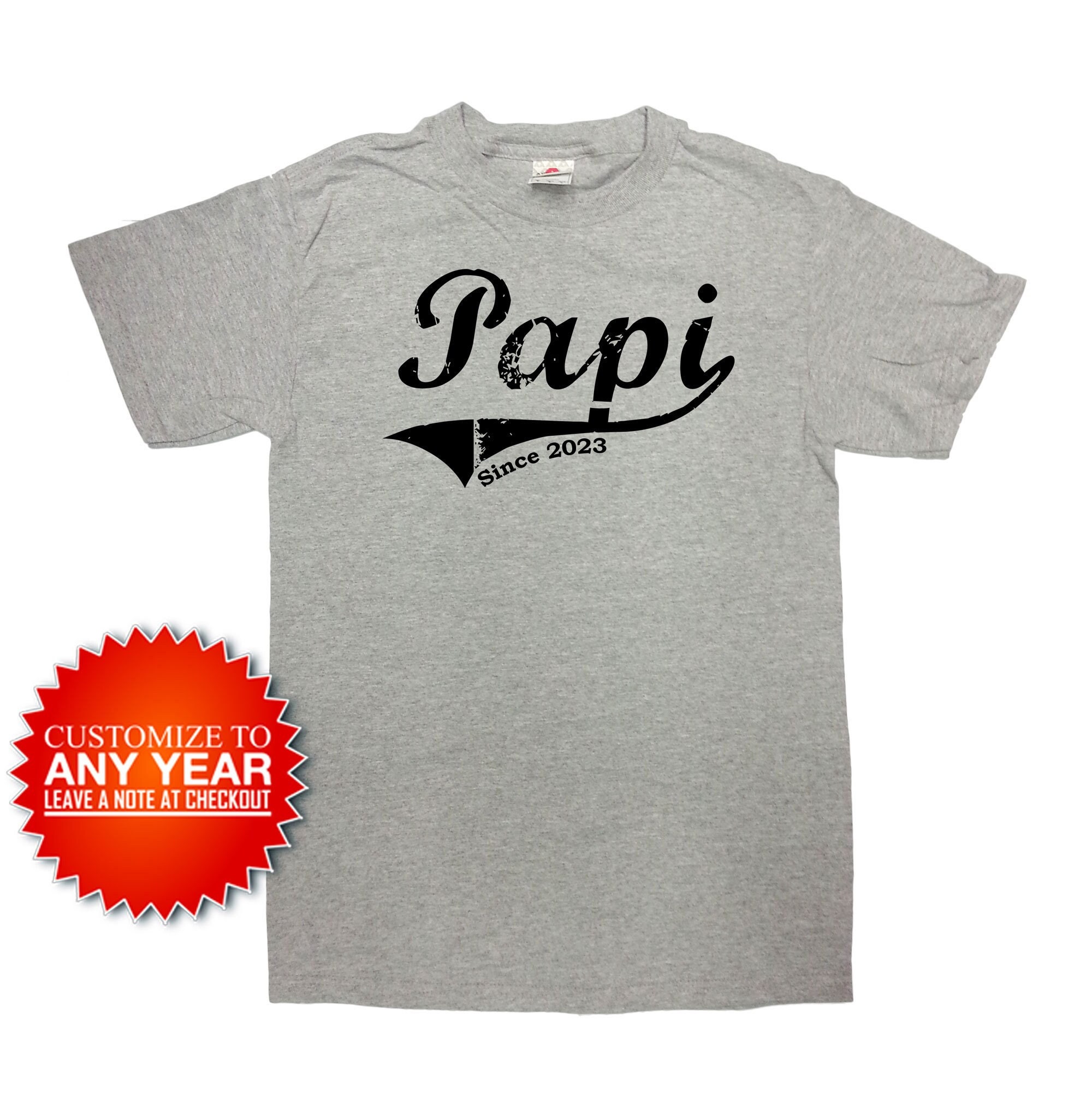 Papi T Shirt Personalized Gift Custom Shirt Fathers Day Gift