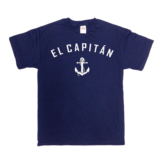 Boat Gifts for Men Captain T Shirt Boating Gift Sailing Tshirt Nautical  Shirt Boat Owner Lake Life Anchor the Captain Spanish Tee SA1469 