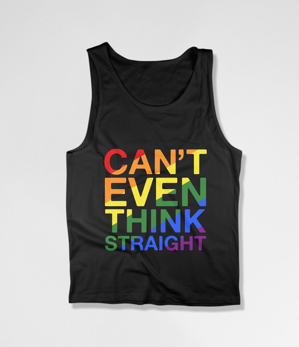 Gay Tank Gay Pride Tank Top Lesbian Tank LGBT Tank Top Equality Gifts Gay Pride Month Lesbian Clothing Pride Gay Tank Rainbow - SA1114