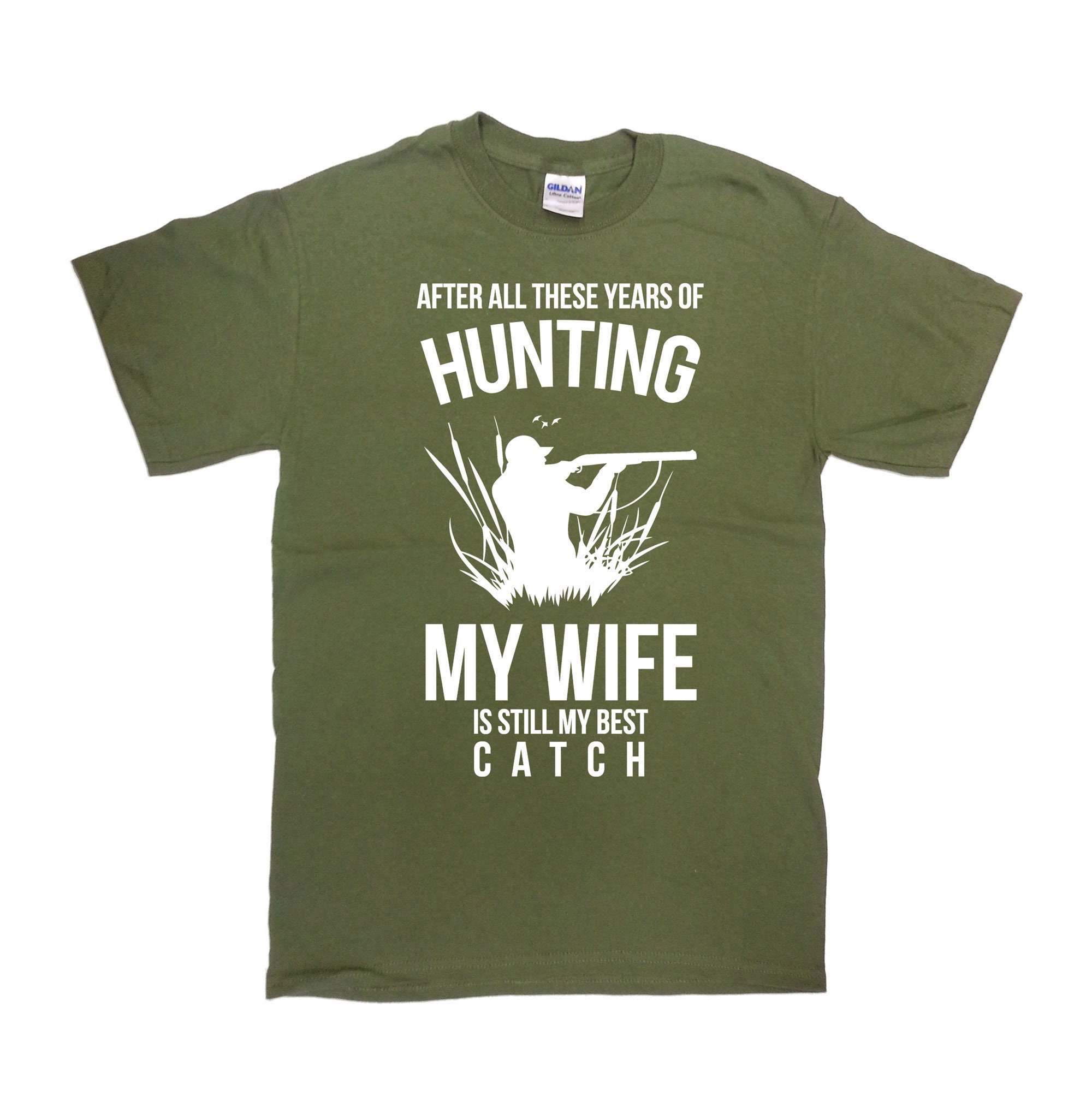 Hunting and Fishing T-shirt, Gift for Husband, Anniversary Gift for Hubby, Mens  Hunting Trip Shirt, Mens Hunting Tee, Fishing Gift 